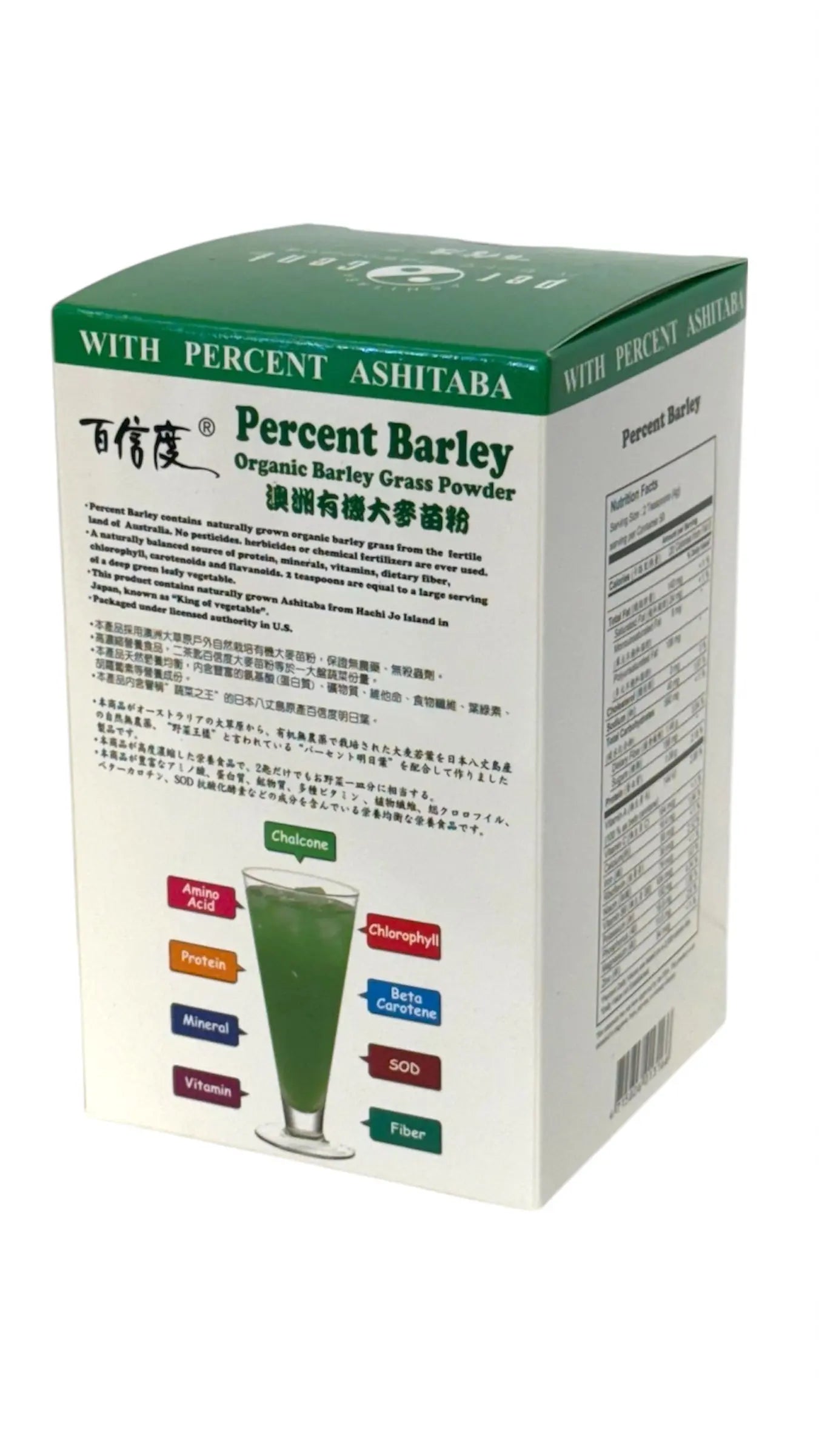 Percent Barley Green