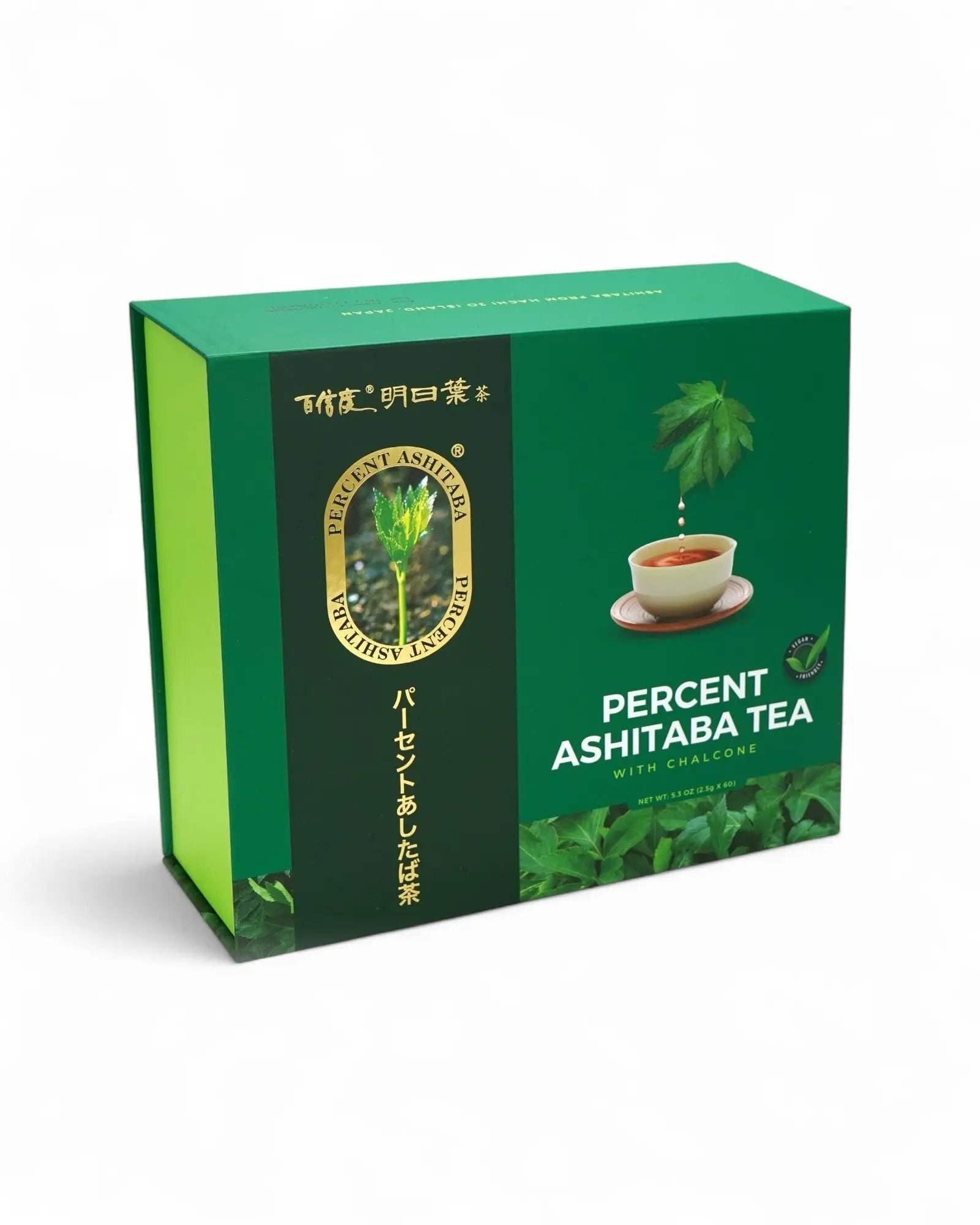 Ashitaba Tea Bag (60bags x 2.5g) – Percent Ashitaba