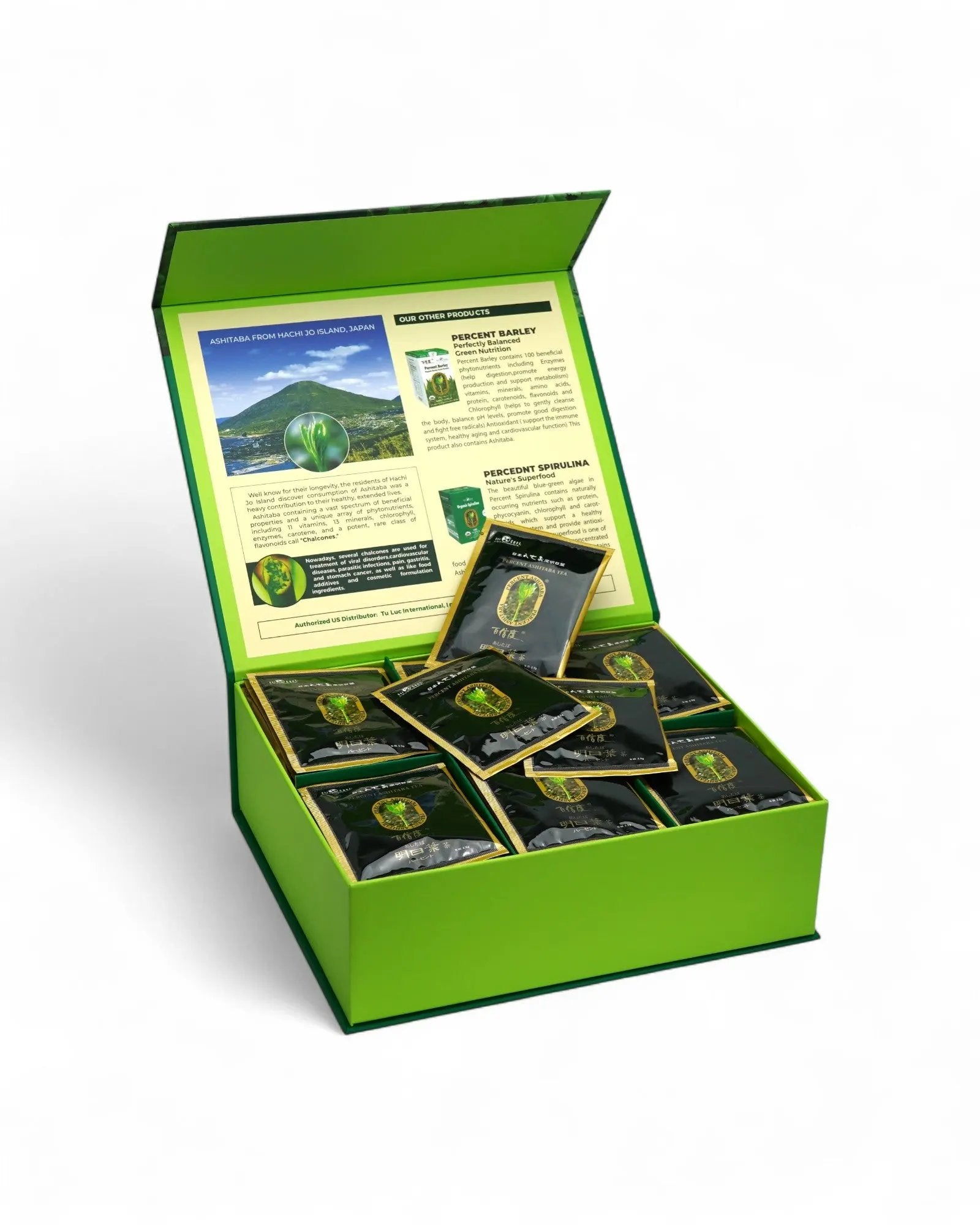 Ashitaba Tea Bag (60bags x 2.5g) – Percent Ashitaba