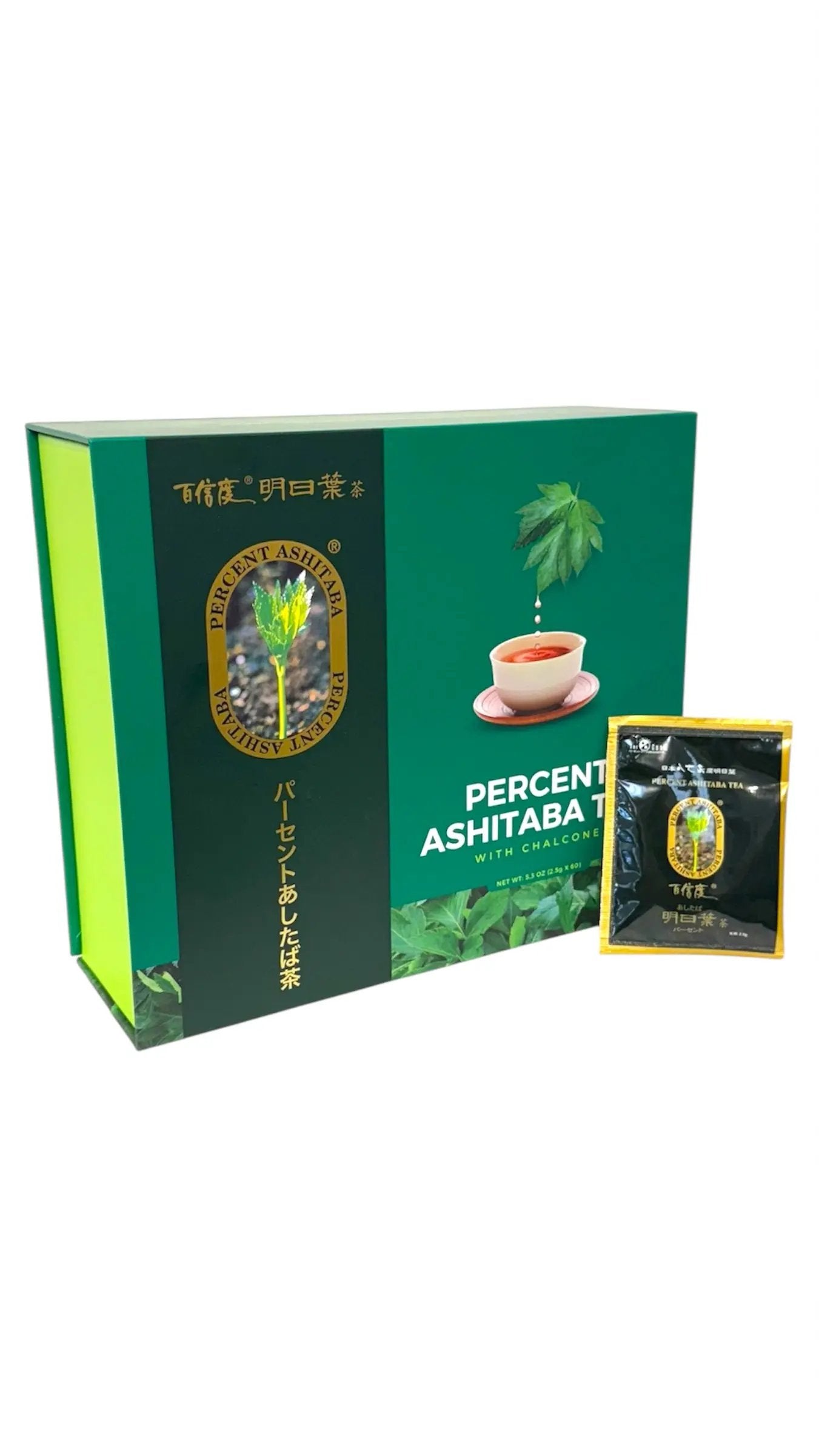 Ashitaba Tea Bag (60bags x 2.5g) – Percent Ashitaba