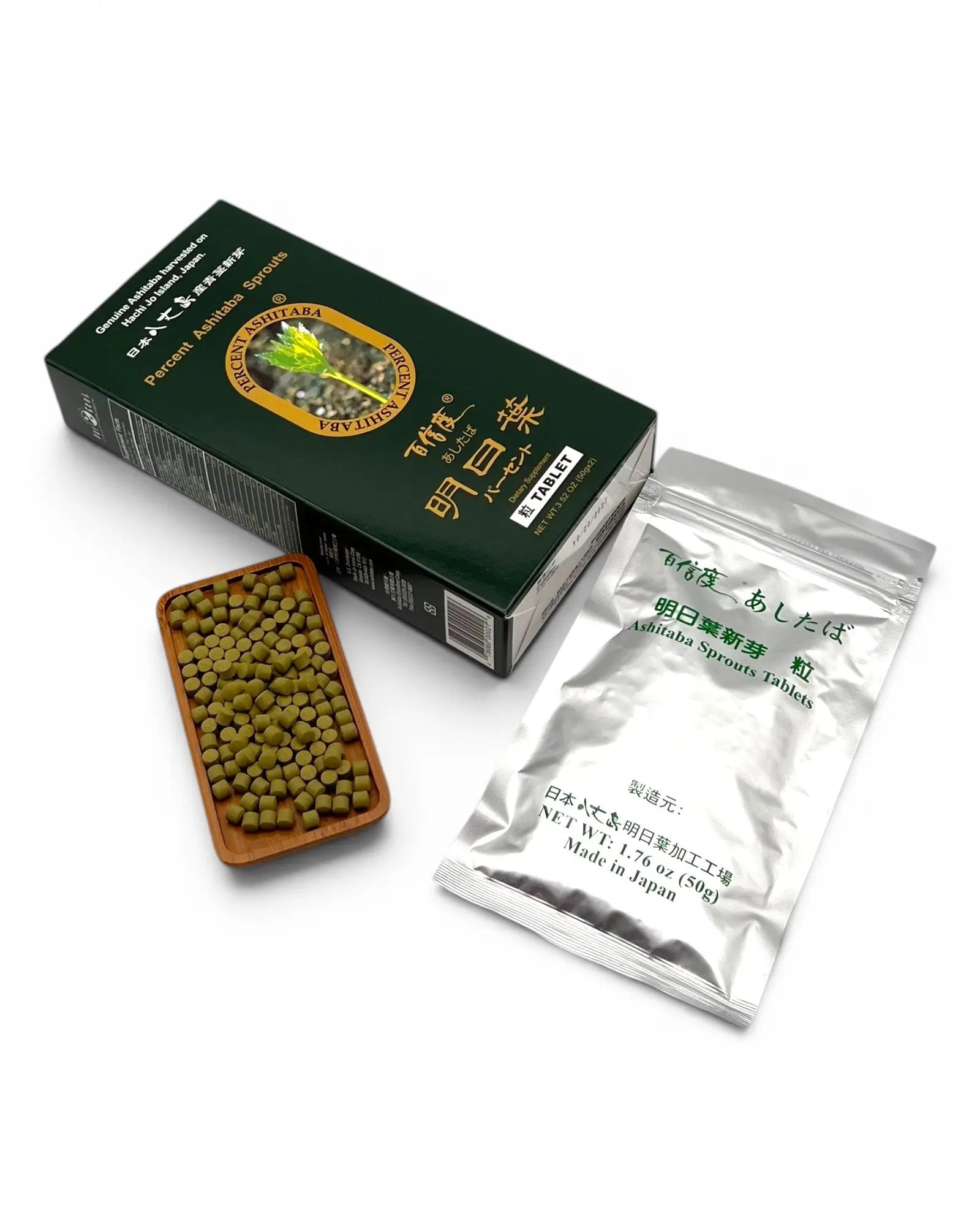 Percent Ashitaba Tablet (50gx2bags)